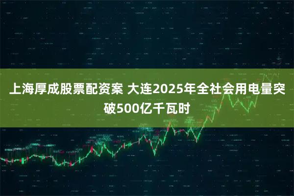 上海厚成股票配资案 大连2025年全社会用电量突破500亿千瓦时